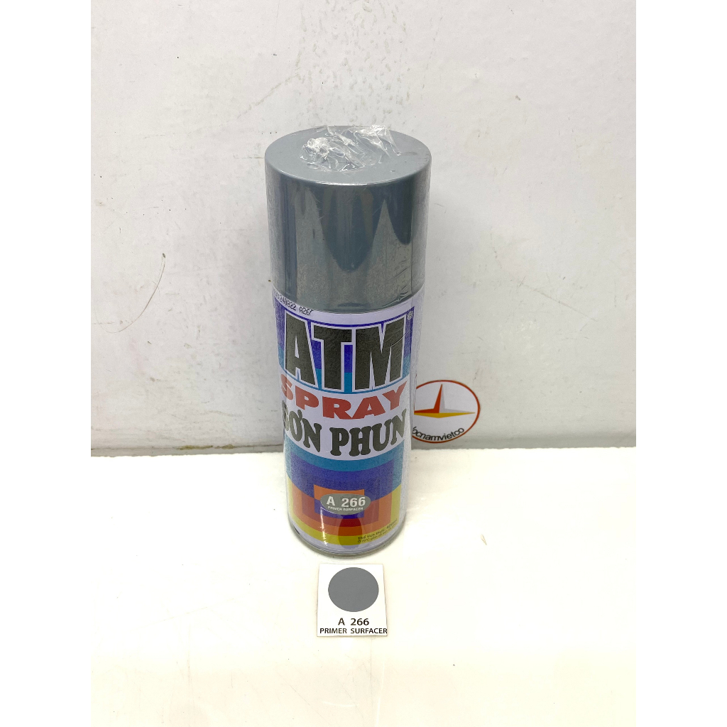 Sơn xịt lót chống rỉ ATM A266 màu xám
