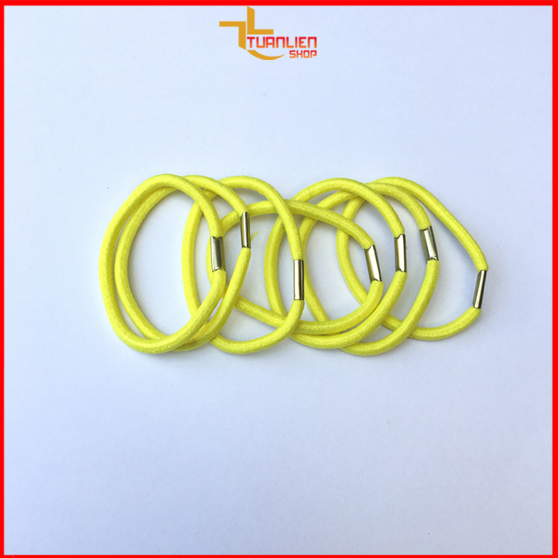 Combo Thun cột tóc khoá ngựa thời trang dễ thương (nhiều màu)