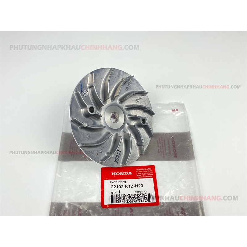 Quạt gió chén bi nồi PCX 160, ADV 160 chính hãng Honda Indonesia 22102K1ZN20