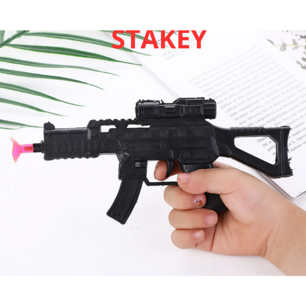 Đồ Chơi Súng Bắn Dính Tường Cho Bé, Nhựa Cứng An Toàn Và Bền Bỉ - STAKEY- Kích Thước 18x8cm