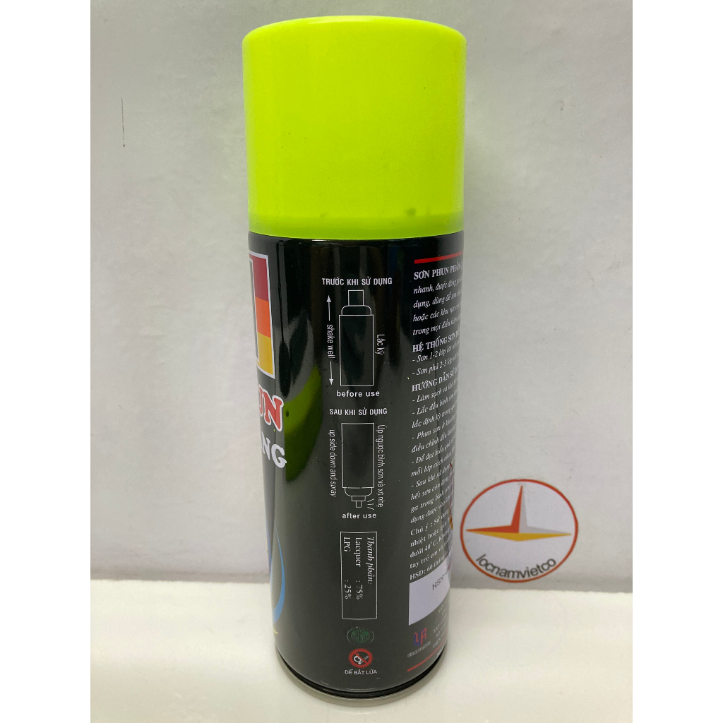 Sơn xịt phản quang ATM F3 màu vàng