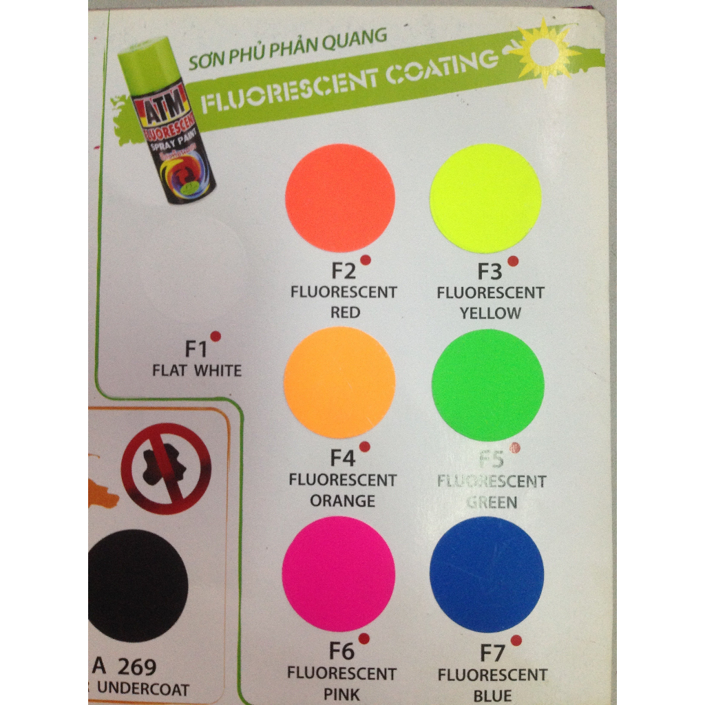 Sơn xịt phản quang ATM F3 màu vàng