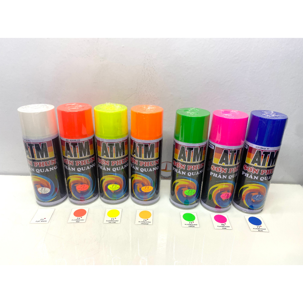 Sơn xịt phản quang ATM F3 màu vàng