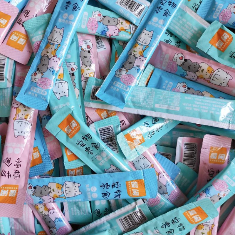 Thanh lý 130 thanh súp thưởng mix vị cho mèo