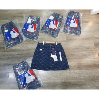 Chân váy jeans Mờ Lờ Bê xanh sang chảnh cá tính