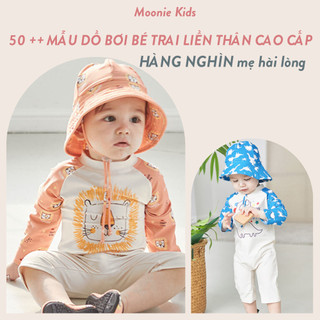 Đồ bơi bé gái/ bé trai liền thân họa tiết đáng yêu