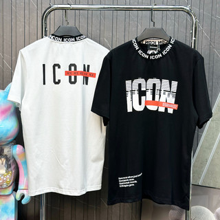 [ Luxury ] Áo T-shirt Dsquared2 Icon Ice check cổ LA on web