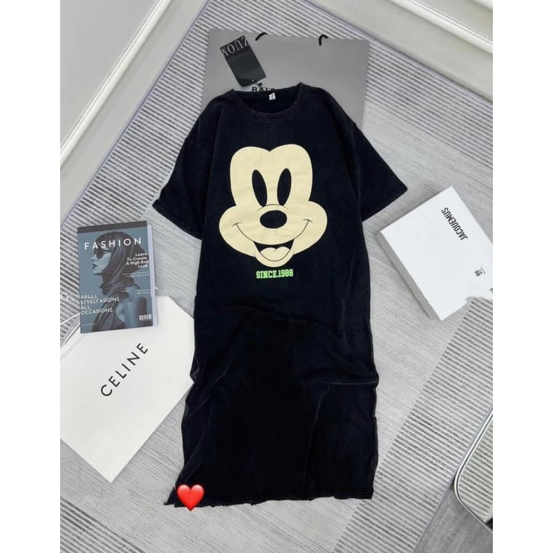 Váy Suông, Đầm Suông MICKY1988 From Rộng, Dáng Dài Chất Cotton Co Dãn