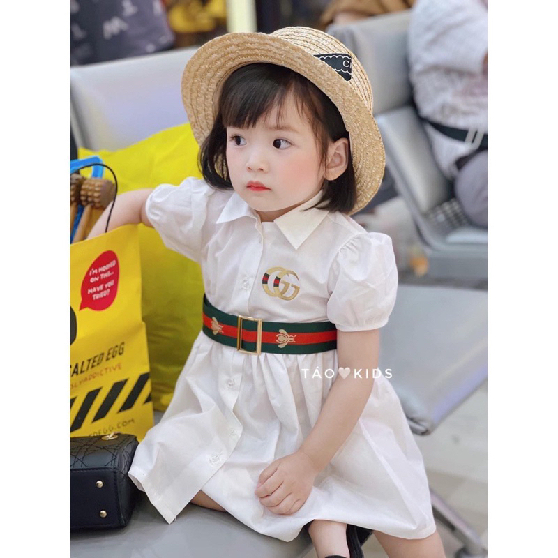 Váy trắng GC bé gái