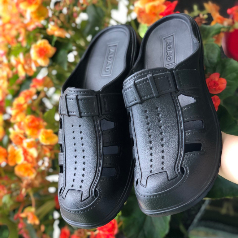 Giày nhựa lỗ nam đi mưa  siêu nhẹ siêu mềm - Giày Sneaker Lao động_ đi học , đi chơi , đi làm