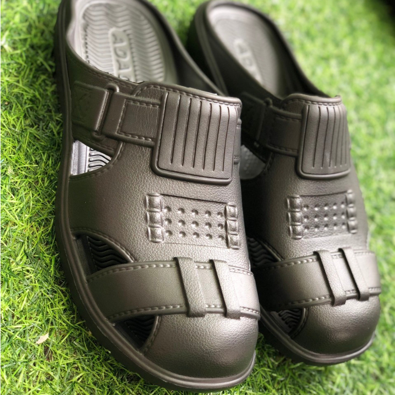 Giày nhựa lỗ nam đi mưa  siêu nhẹ siêu mềm - Giày Sneaker Lao động_ đi học , đi chơi , đi làm