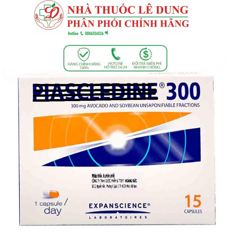 ✓300mg-Piascledine Hỗ trợ xương khớp (15 viên)