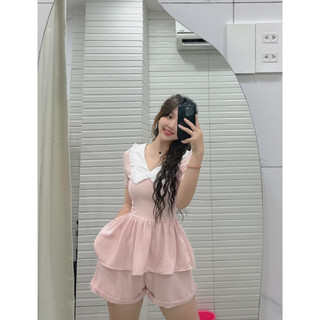 B133 - SET PEPLUM GÂN NỔI 3 MÀU