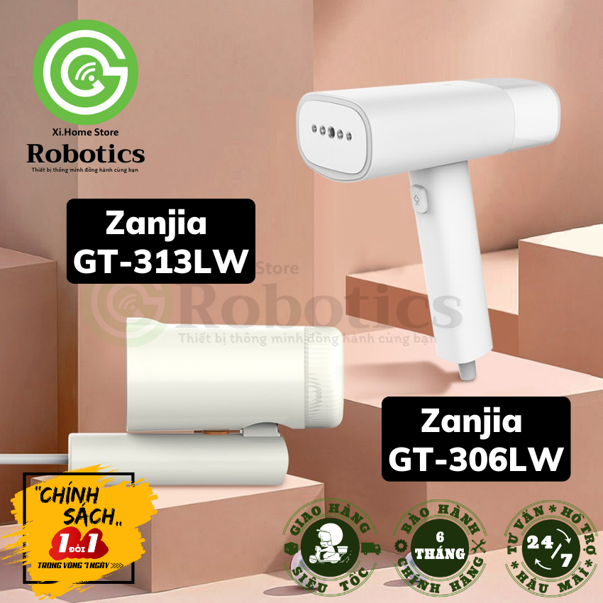 💥HỎA TỐC💥 Bàn Ủi Hơi Nước Cầm Tay Xiaomi Zanjia GT-306LW | GT-313LW, tặng kèm đầu chuyển đổi Lioa, Bảo hành chính hãng