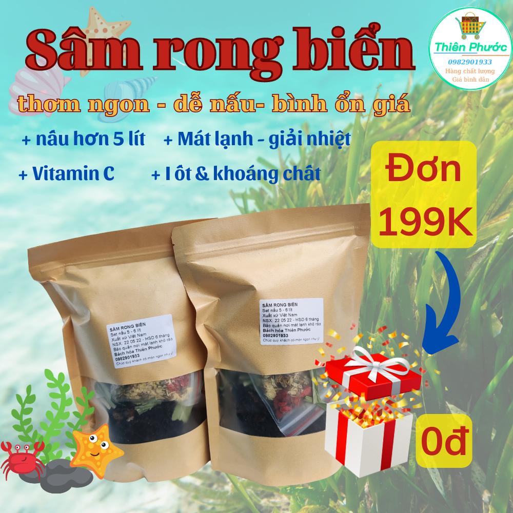 Chè khúc bạch Thiên Phước - set nấu 15 chén chè (set mới nhiều hơn, có