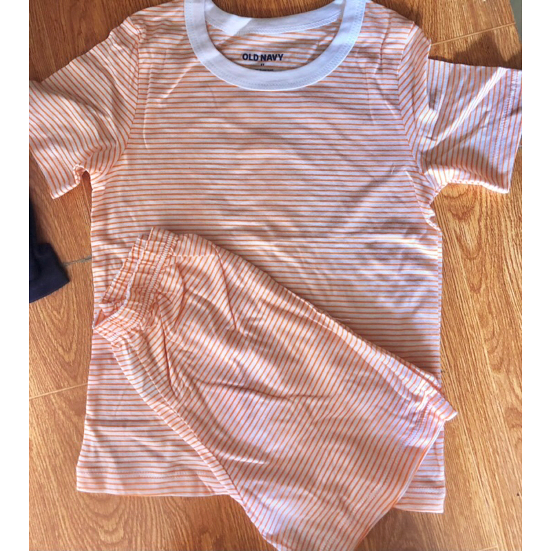 Bộ hè bé gái old. navvy  vải siêu mềm mát size 1-5Y satsunkid