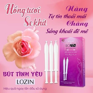 TPBVSK Gel phụ khoa Bút tình yêu Lozin gel bôi trơn, làm hồng, se khít