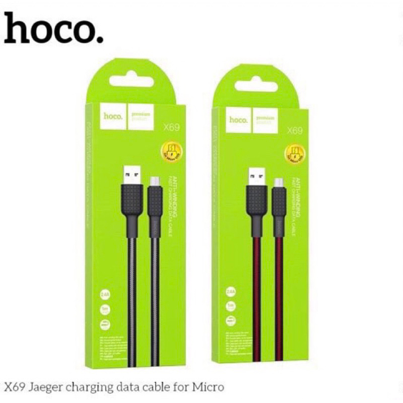 Cap Sạc Nhanh X69 Cổng Micro USB