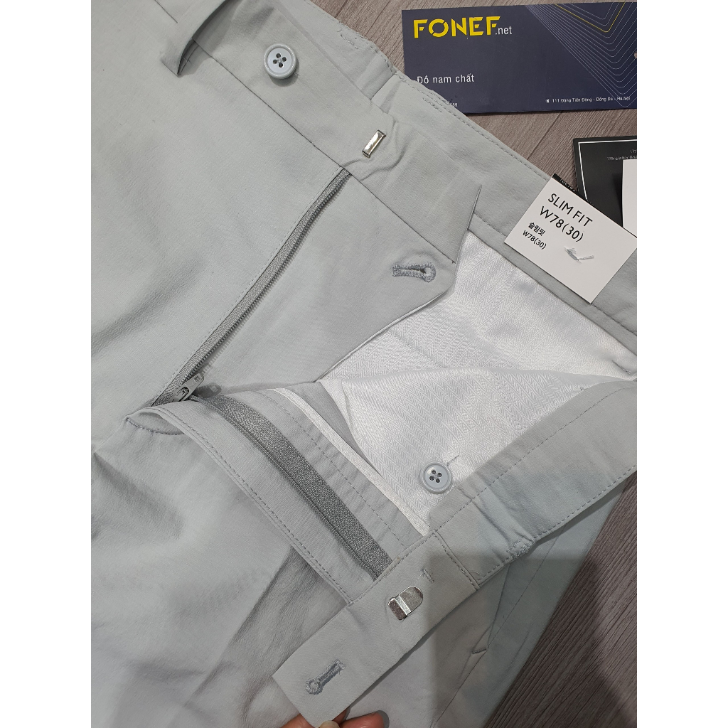 Quần âu nam slim dáng đẹp xuất Hàn DMN10xx Fonef