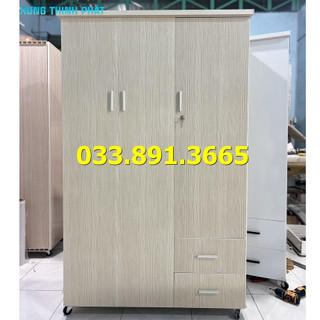 Tủ quần áo 3 cánh 1m7x1m06x42 nhựa đài loan free ship , tủ nhựa đài loan đựng quần áo
