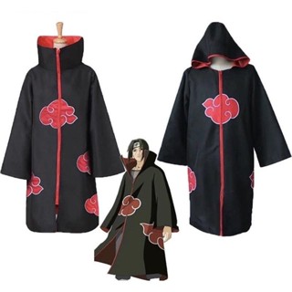  HCM  Áo choàng hóa trang akatsuki áo khoát cosplay nhân vật Uchiha Itachi 