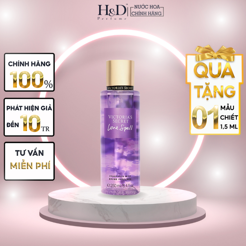 Xịt thơm toàn thân Body mist Victoria’s Secret Love Spell gợi cảm 30ml/75ml/250ml