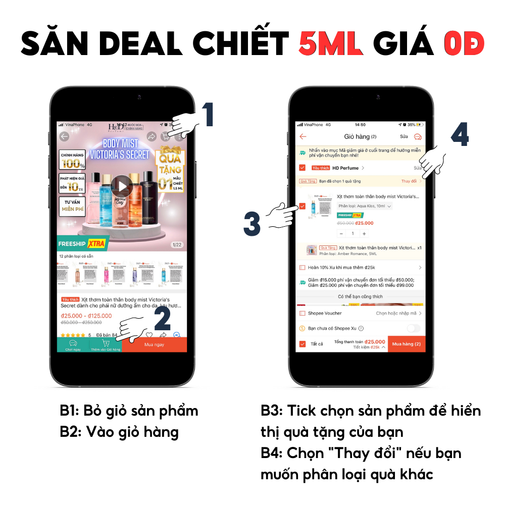 Xịt thơm toàn thân Body mist Victoria’s Secret Velvet Petals ngọt nhẹ 30ml/75ml/250ml