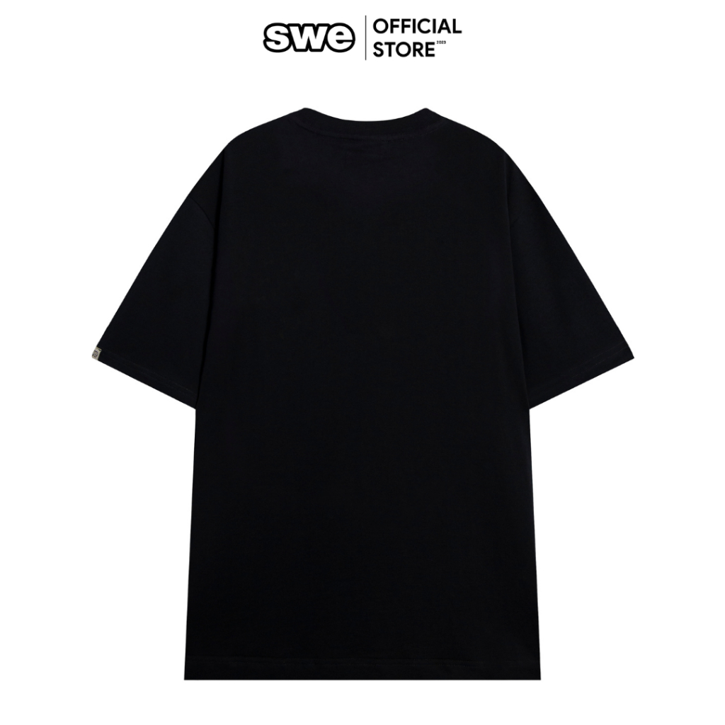 Áo thun tay lỡ unisex Local Brand BOLD TEE BLACK 100% cotton - Thương hiệu SWE VN