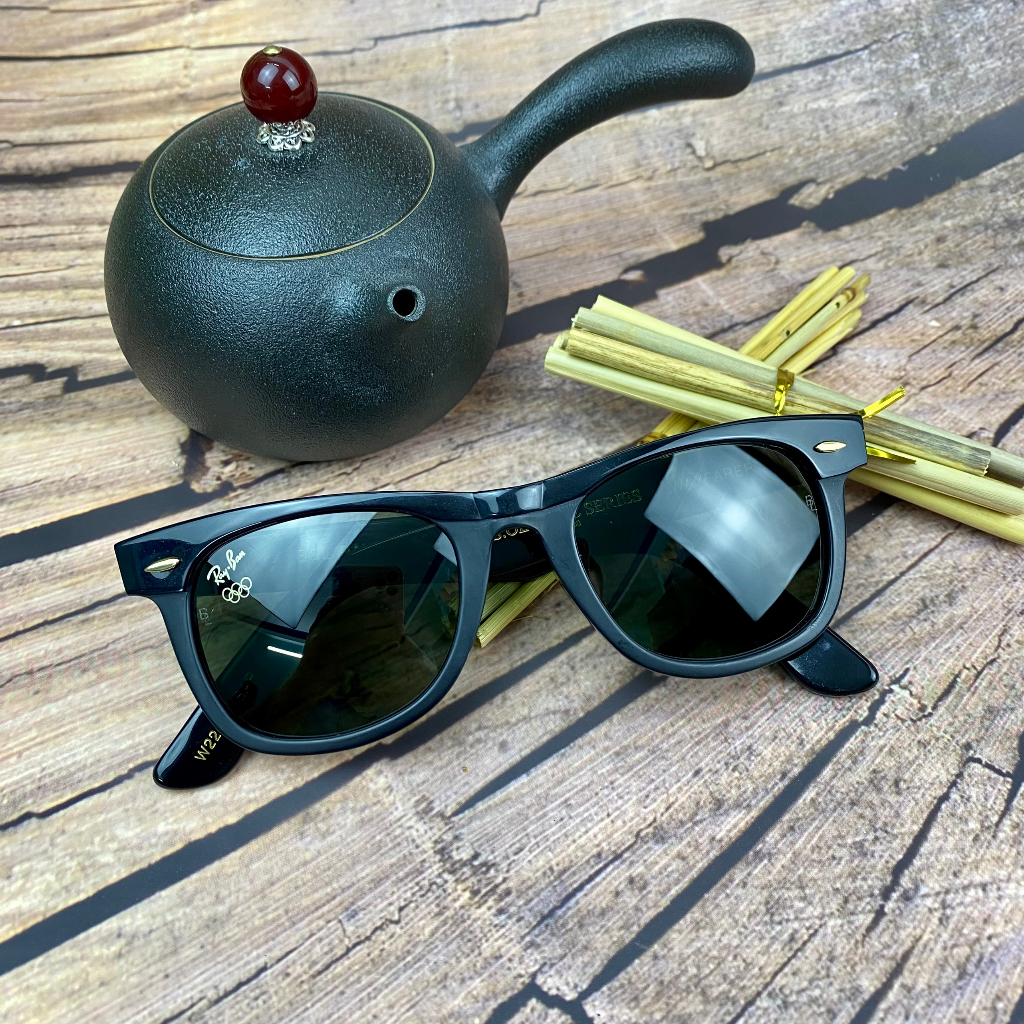 KÍNH RAYBAN CHÍNH HÃNG USA TRÒNG THUỶ TINH ĐEN