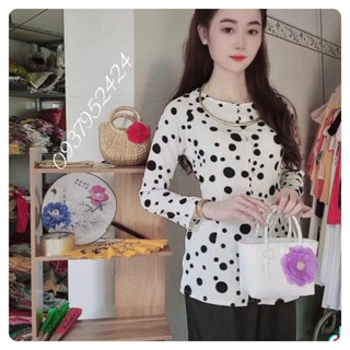 ÁO BÀ BA VẢI LỤA TÂY THI HOA