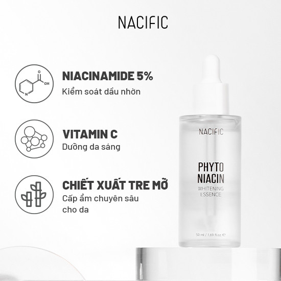 [MINI SIZE] Tinh Chất Dưỡng Trắng Da NACIFIC Phyto Niacin Whitening Essence 20ml - TRẮNG