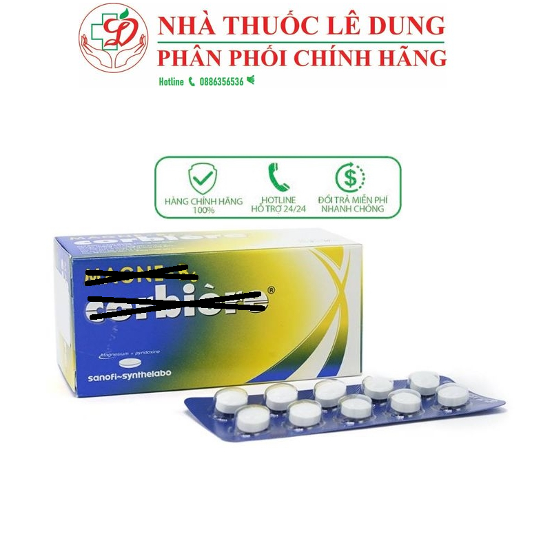 ✓Magne- B6 Hỗ trợ giảm các triệu chứng căng thẳng, đau đầu, rối loạn giấc ngủ. (50-100 viên)