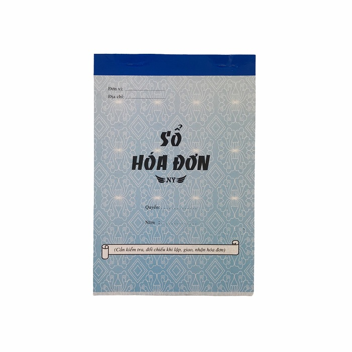 Hóa đơn bán lẻ NY 13x20cm 2 liên 50 bộ có đế (10/100) - Lốc