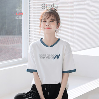 Áo phông form rộng unisex thun tay lỡ cổ tròn vải 100% cotton mát co giãn Life dáng basic mẫu mới 2022 local GINDY A010