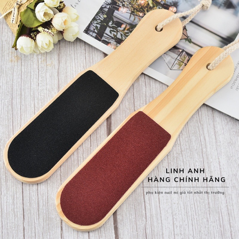 Chà Gót Chân Cán Gỗ 2 mặt sần-mịn