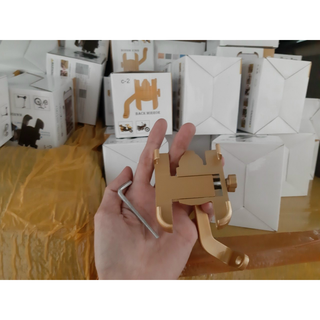 Kẹp điện thoại xe máy có dù