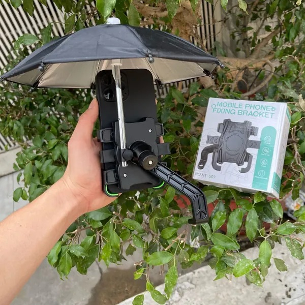 Kẹp điện thoại xe máy có dù