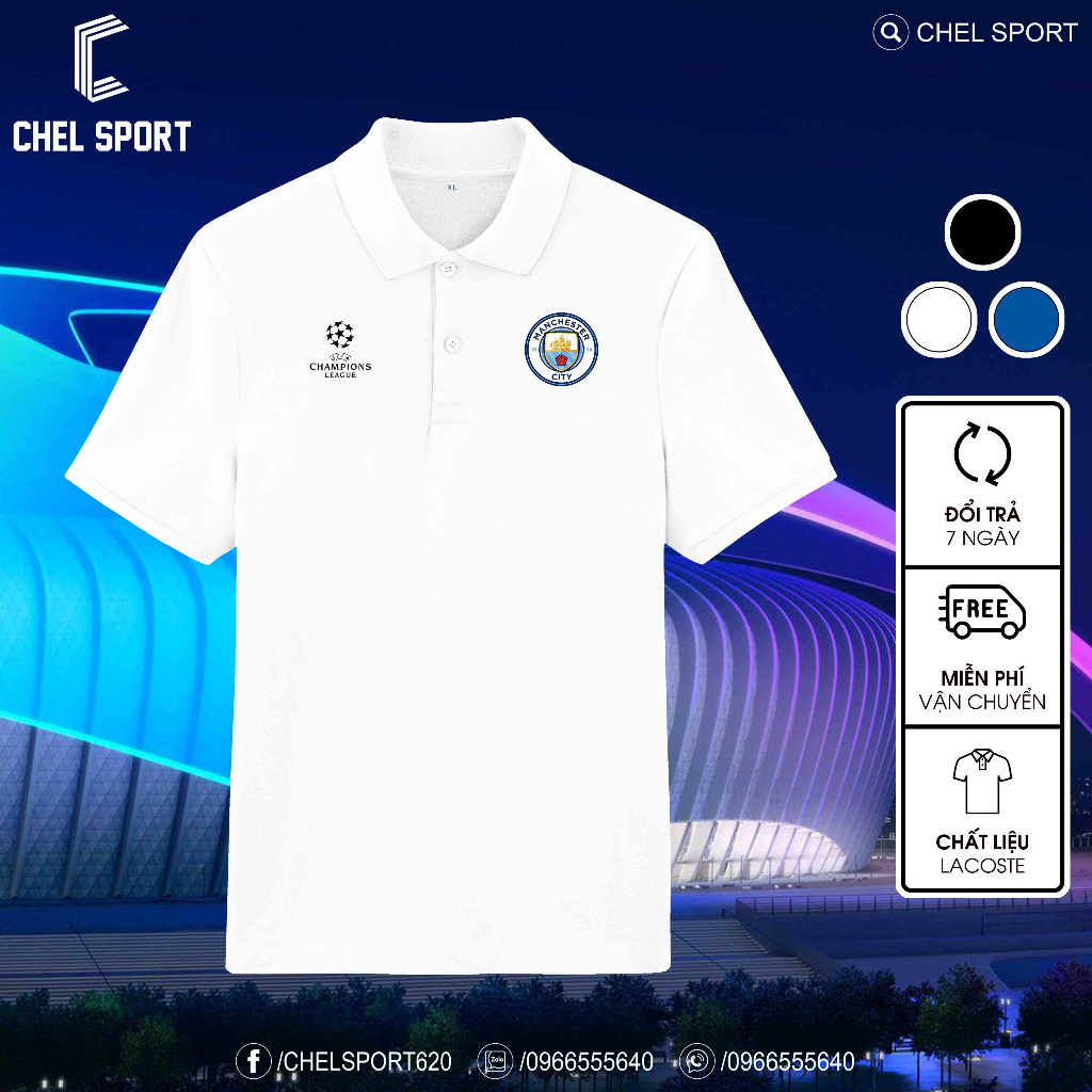 Áo polo Man City UCL