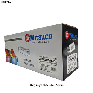 Hộp mực mitsu 35a hp35a/36a/85a, hp p1005/p1006/p1120w/1102,m1212/m1132 có lỗ đổ mực và xả thải tiện lợi