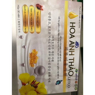 Thực phẩm bảo vệ sức khoẻ - hoa anh thảo