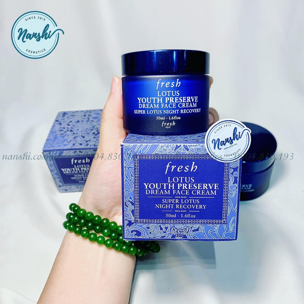 Kem Dưỡng Fresh Lotus Youth Preserve Dream Night Cream 50ml