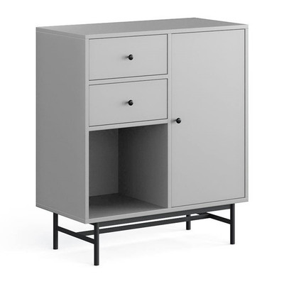 JESSE, Tủ lưu trữ, tủ trang trí STO_101, 81x40x93cm, tủ gỗ Scandi Home