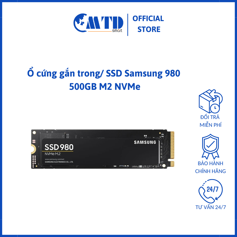 Ổ Cứng gắn trong/ SSD Samsung 980 500GB M2 NVMe (MZ-V8V500BW)