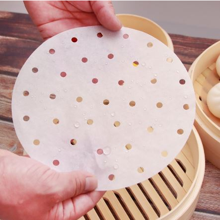 GIA SIÊU RẺ SOCK!!! Giấy Nến Lót Bánh Tròn Đục Lỗ, Không Đục Lỗ Size 22/23/25/28/30/32cm