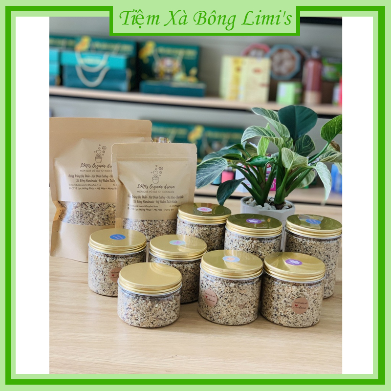 Vừng hạt dinh dưỡng mix các loại hạt đặc biệt, muối vừng đa hạt ăn kiêng, giảm cân lọ 300g và 500g