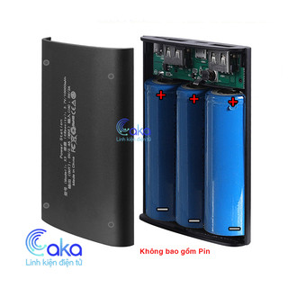 Lkdt box sạc pin dự phòng 3 cell pin 18650