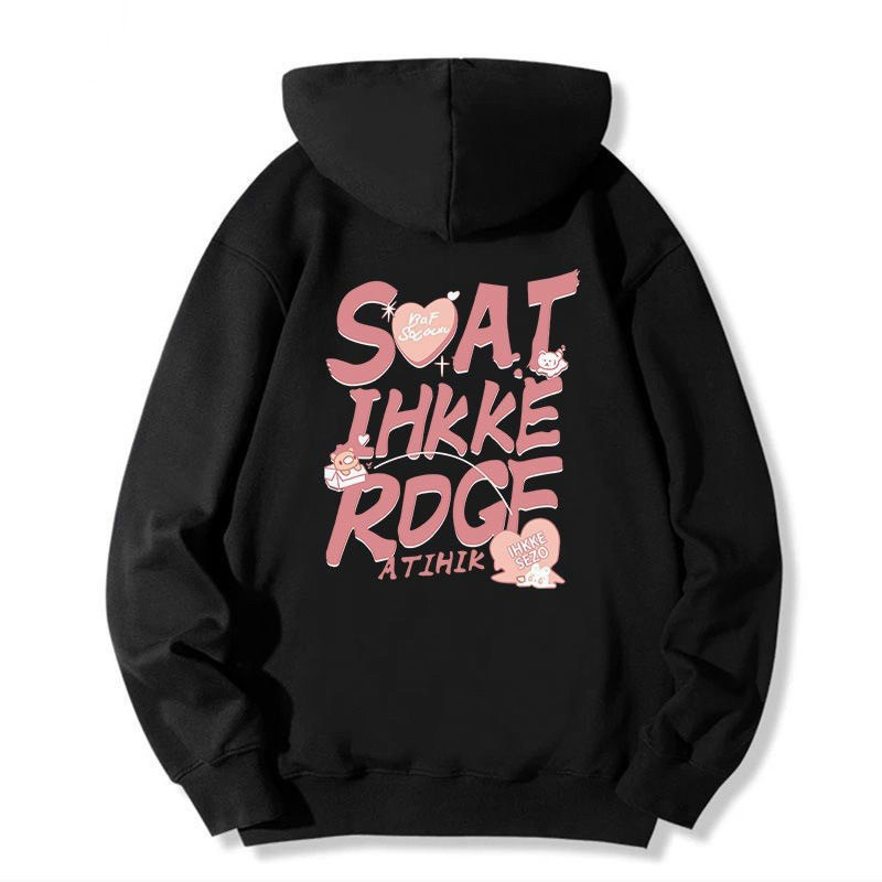 Áo Hoodie Phối Túi Chữ SOAT ROGE Cặp Đôi Nam Nữ Siêu Xinh - Khoác Nỉ Có Nón Mũ 2 Lớp Rộng Unisex - FREESHIP