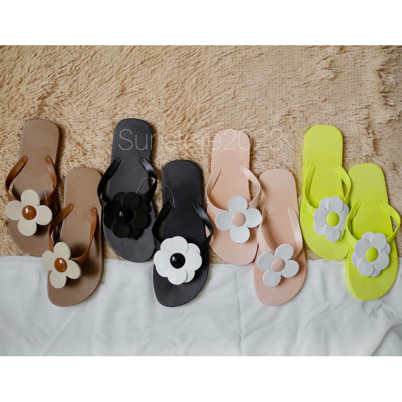 Dép kẹp bông hoa
