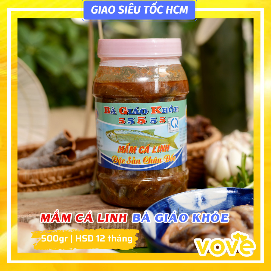 Mắm Cá Linh Bà Giáo Khỏe 500gr