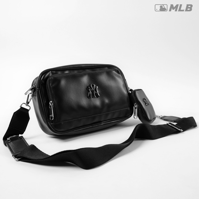 Túi Đeo Chéo MLB NY Nam Nữ Bag Sling Mini Cao Cấp Túi NY MLB Da Si Chống Nước Hai Ngăn Chứa Đồ Thoải Mái Balo 2810 Shop